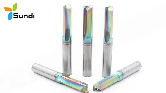 High Precision Solid Carbide Straighr Spiral Wood Router Bit for CNC Woodworking for MDF HDF